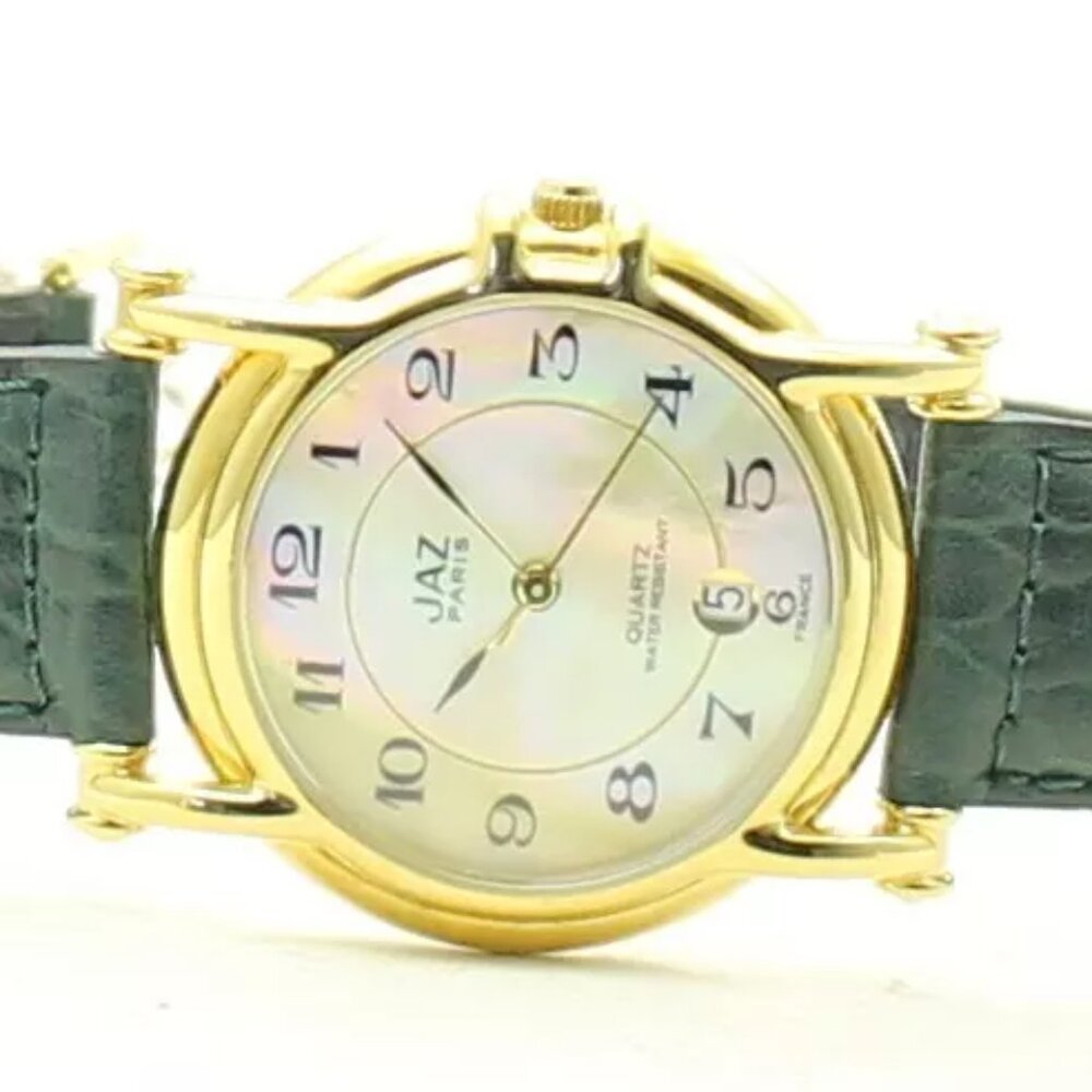 RARE VINTAGE JAZ PARIS 3385C Y8YZ93 Quartz Watch 1990's Assembled in France - Picture 11 of 11